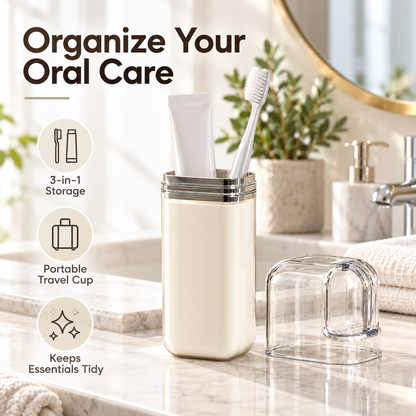 Travel Toothbrush Cup Case