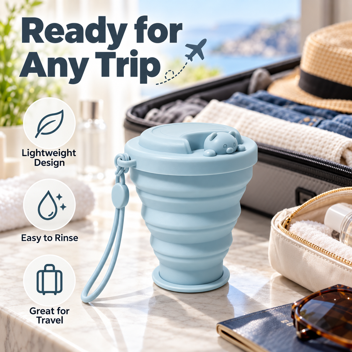 Collapsible Silicone Travel Cup