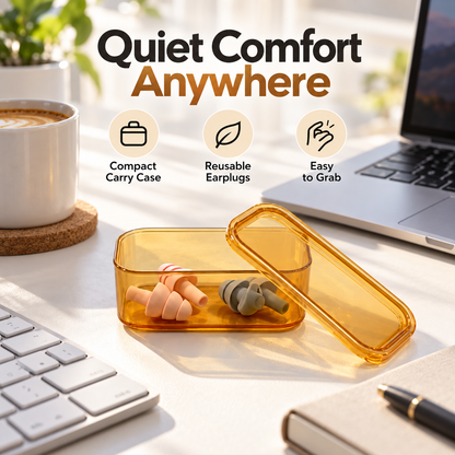 Compact Earplug Storage Case