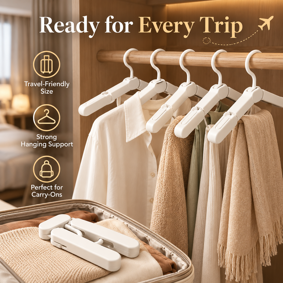 Foldable Travel Hanger